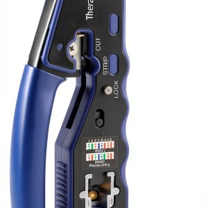RJ45 Crimp Tool Kit Thermathy Steel Crimper PassThrough Connectors-0